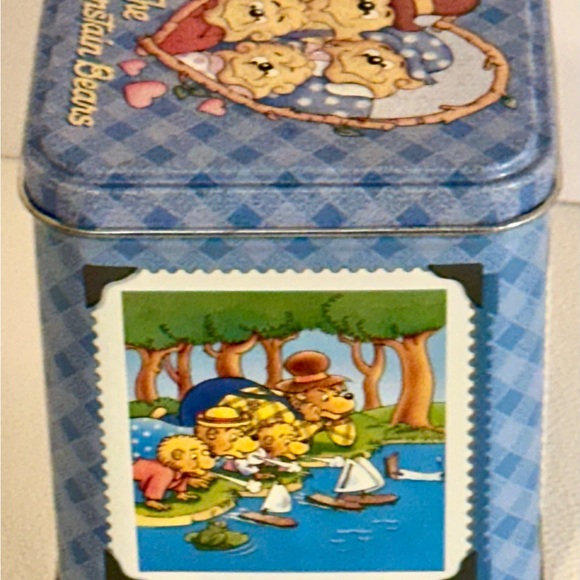Vintage Berenstain Bears Tin Box 1997 Metal Storage Container - Picture 4 of 16
